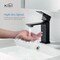 Kibi Mirage Single Handle Bathroom Vanity Sink Faucet with Pop Up Drain C-KBF1001MB-KPW100MB - alternate 7